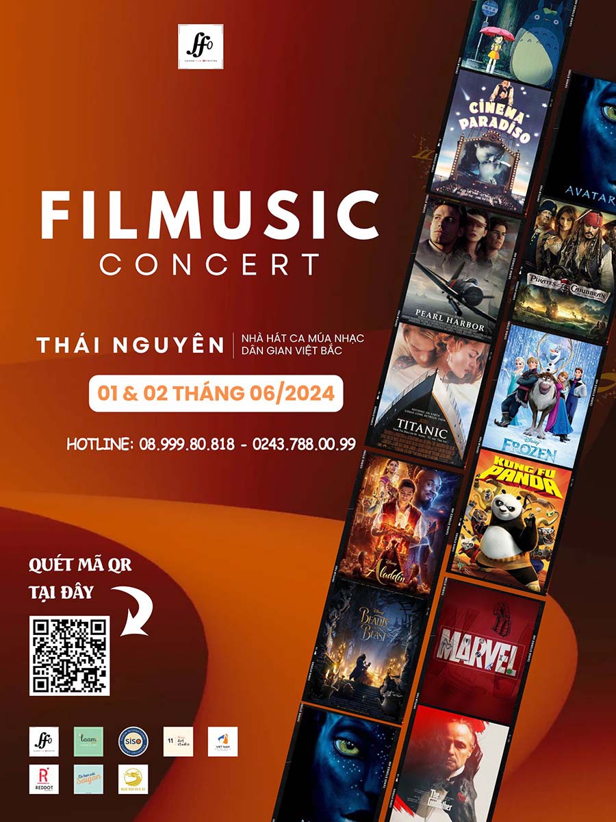 Thông tin về chuỗi chương trình hòa nhạc phim kinh điển - Film Music Concert 2024